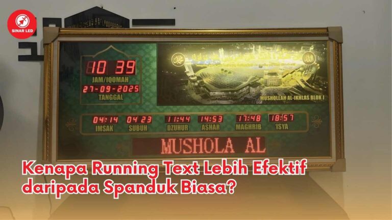 Panduan Servis Ringan Jam Sholat Digital Tanpa Harus ke Teknisi