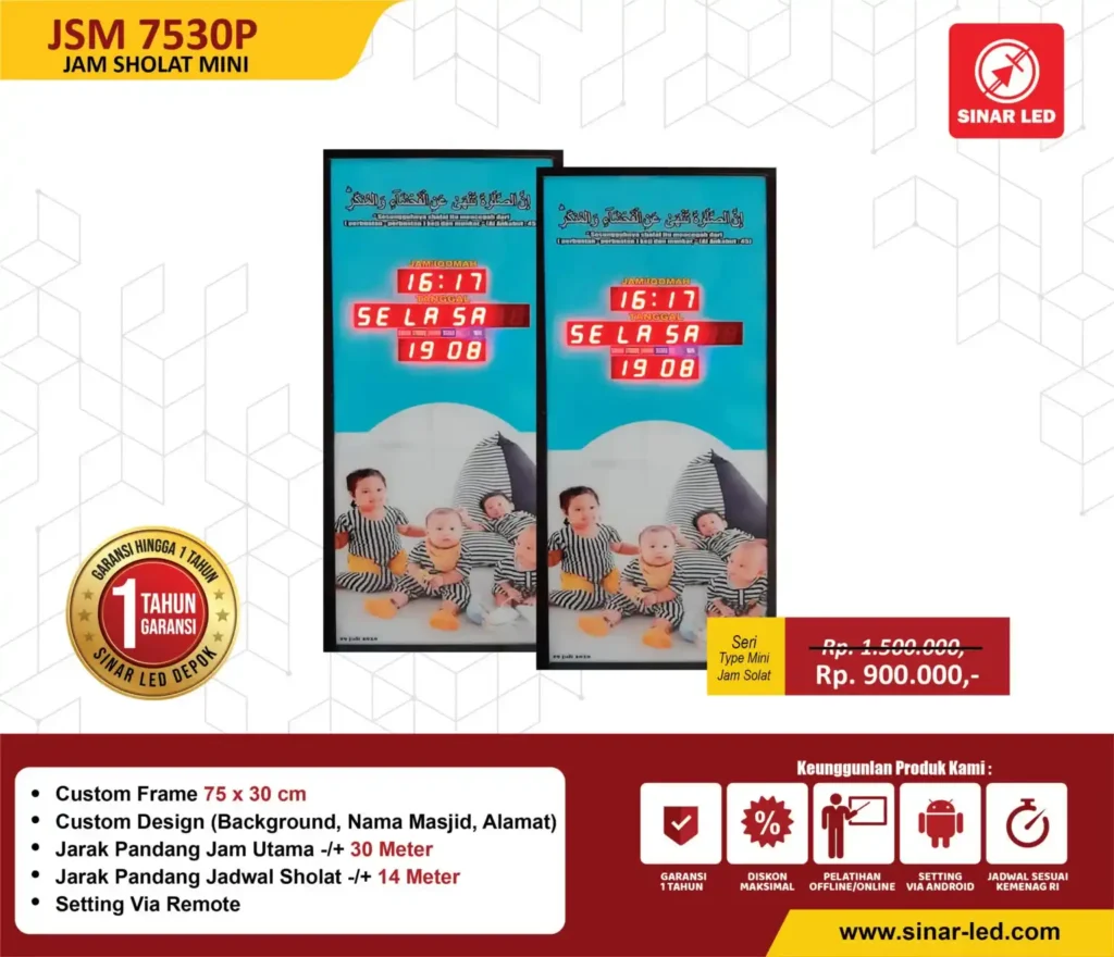 Jam-digital-sinarled
